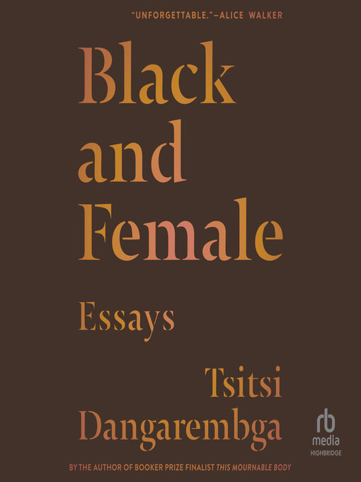 Title details for Black and Female by Tsitsi Dangarembga - Available